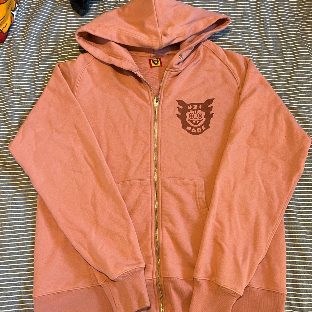 Human Made Lil Uzi Pink Zip Up; Brand New Size Large